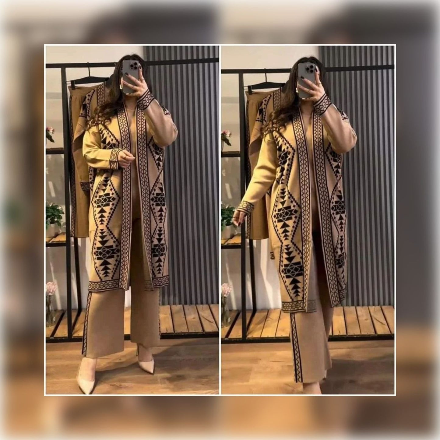 Zarkoon Printed Three Piece