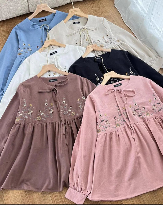 Korean Embroidery Top