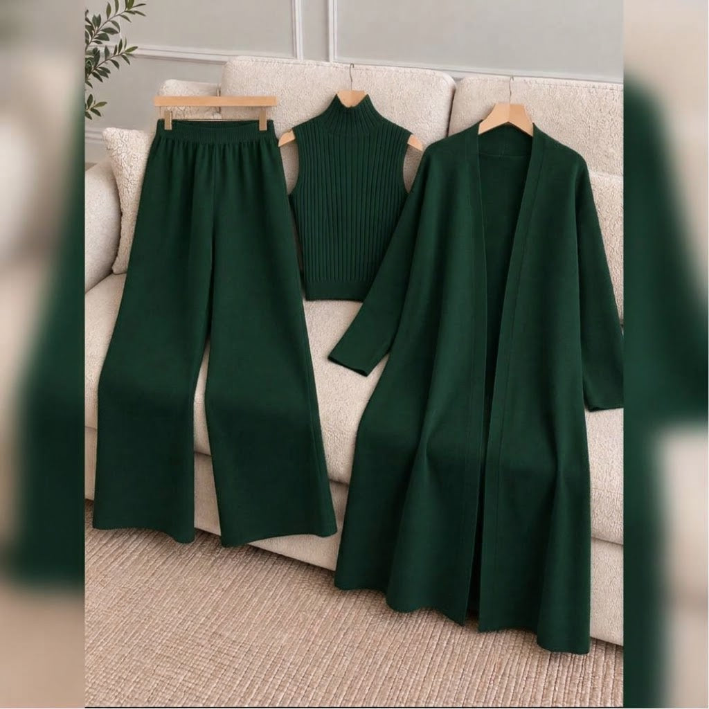 Double Gown Three Piece