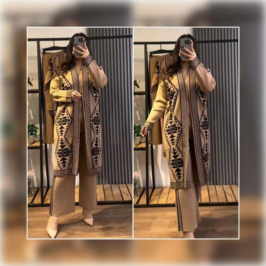 Zarkoon Printed Three Piece
