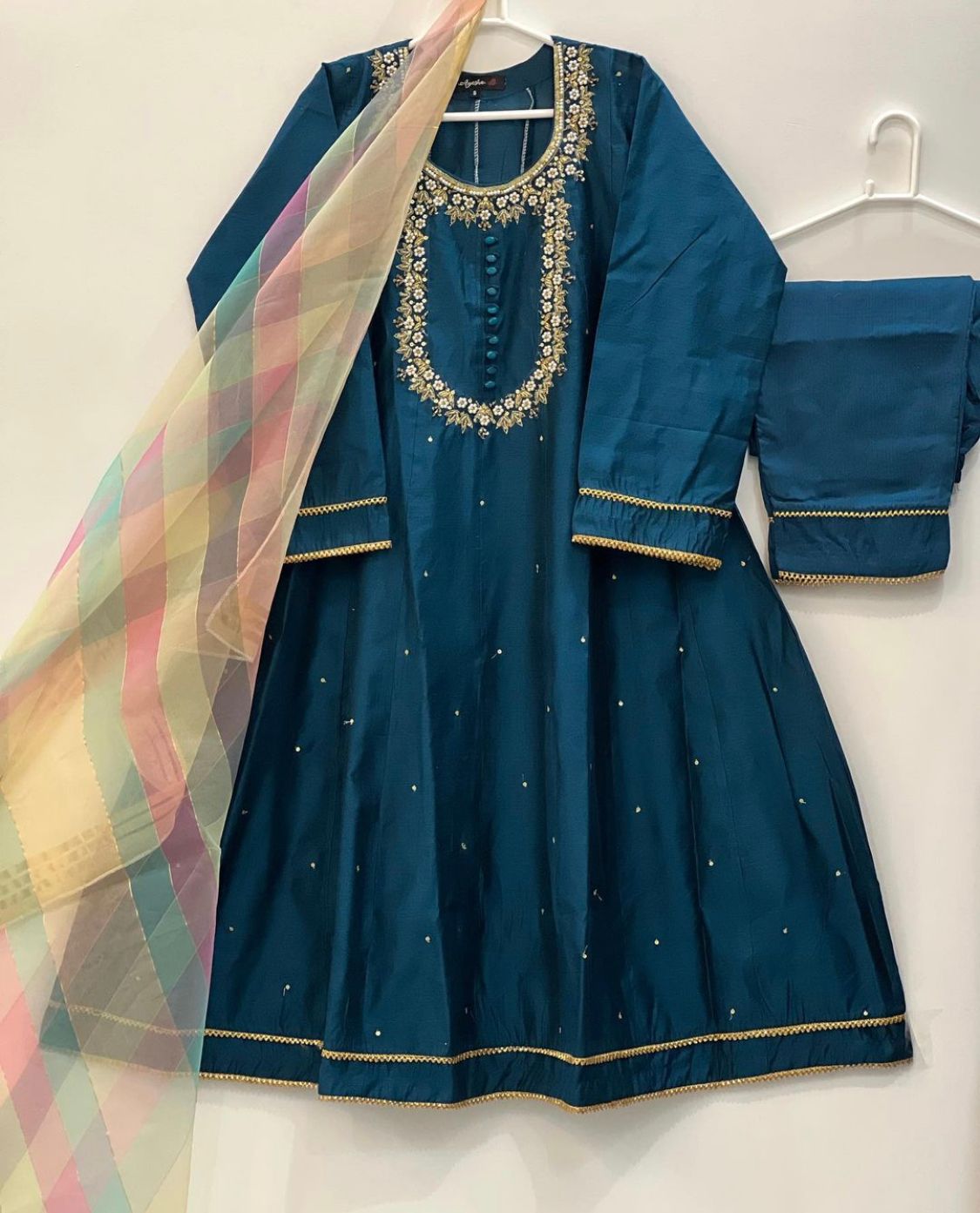 Rangoli Embroidery Three Piece